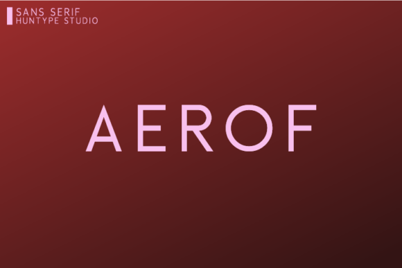 Aerof Font - Featured Image