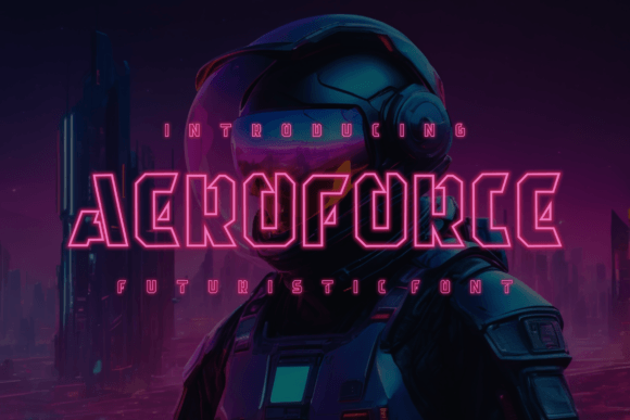 Aeroforce Font - Featured Image