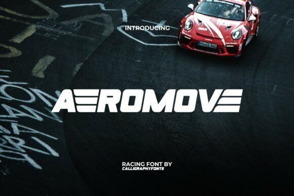 Aeromove Font - Featured Image