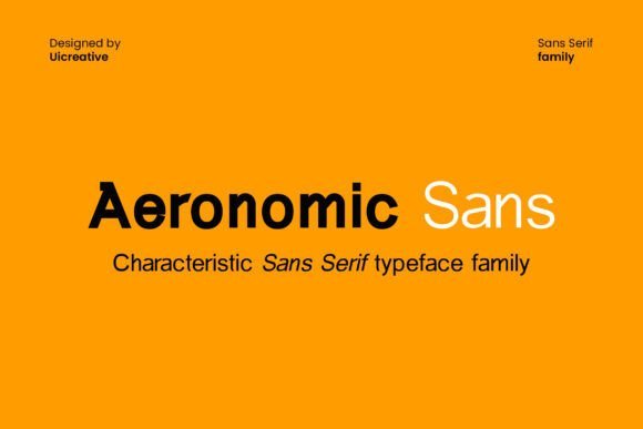 Aeronomic Font - Featured Image