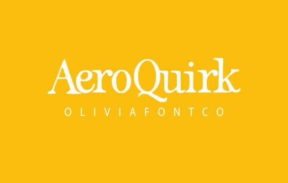 Aeroquirk Font - Featured Image