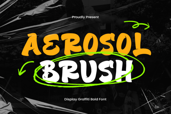 Aerosol Brush Font - Featured Image