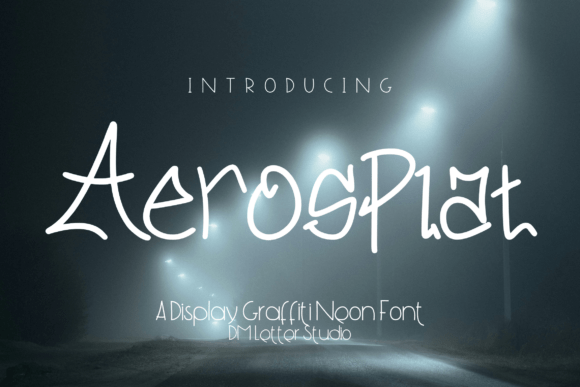 Aerosplat Font - Featured Image