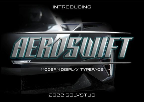 Aeroswift Font - Featured Image