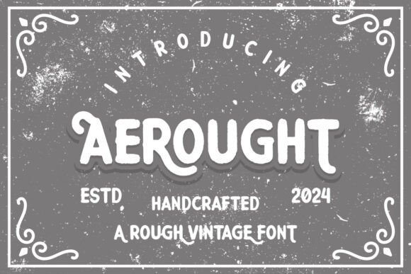 Aerought Font - Featured Image