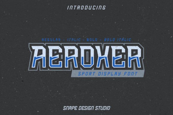 Aeroxer Font - Featured Image