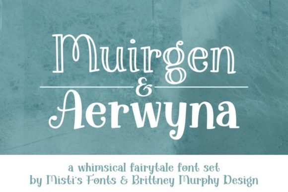 Aerwyna & Muirgen Font Duo Font - Featured Image