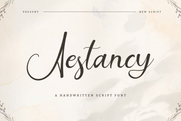 Aestancy Font - Featured Image