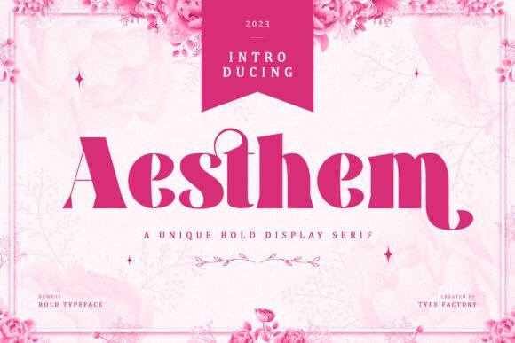 Aesthem Font - Featured Image