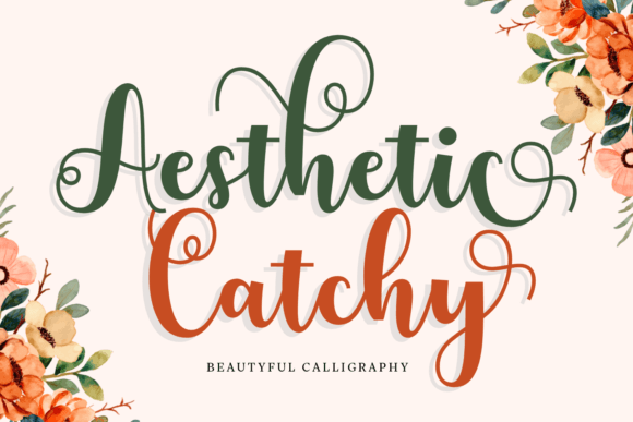 Aesthetic Catchy Font - Featured Image