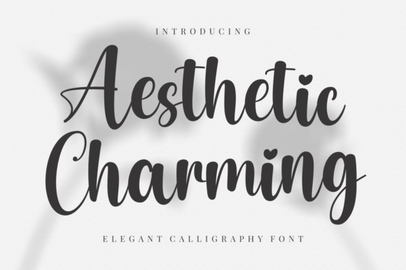 Aesthetic Charming Font - Featured Image