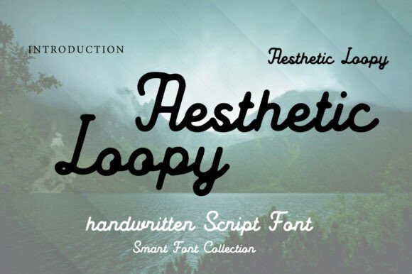 Aesthetic Loopy Font - Featured Image