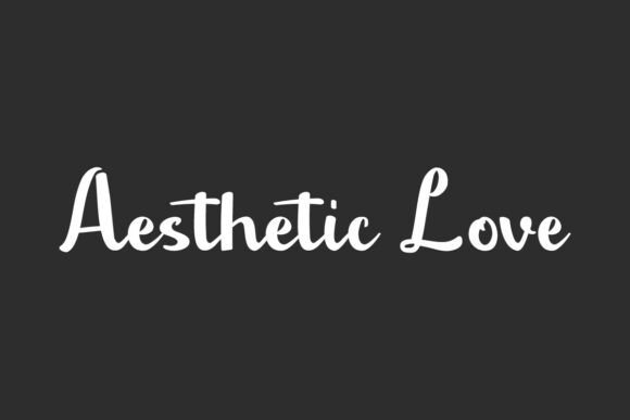 Aesthetic Love Font - Featured Image