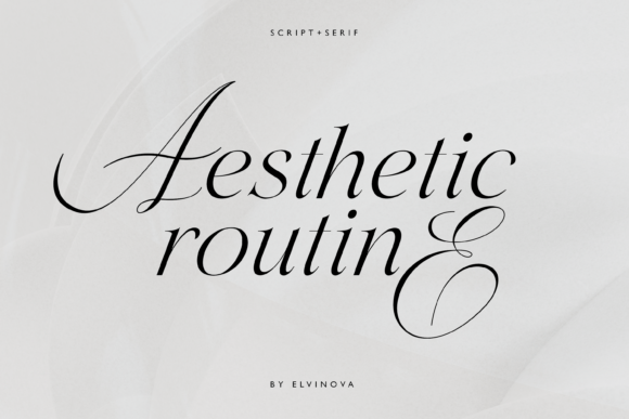 Aesthetic Routine Duo Font - Featured Image