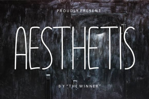 Aesthetis Font - Featured Image