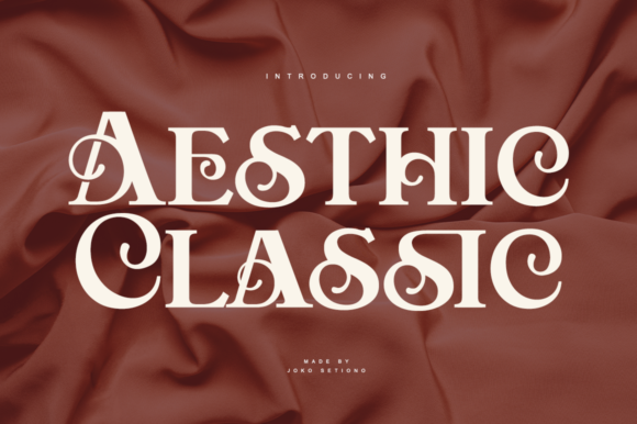 Aestic Clasic Font - Featured Image