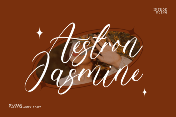 Aestron Jasmine Font - Featured Image