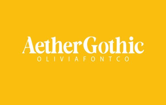 Aethergothic Font - Featured Image