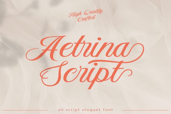 Aetrina Script Font - Featured Image