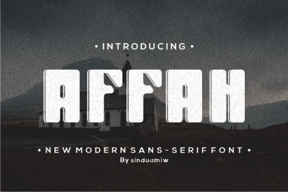 Affah Font - Featured Image
