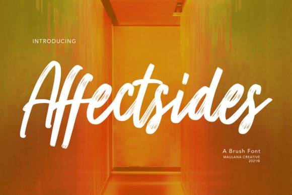 Affectsides Font - Featured Image