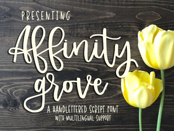 Affinity Grove Font - Featured Image