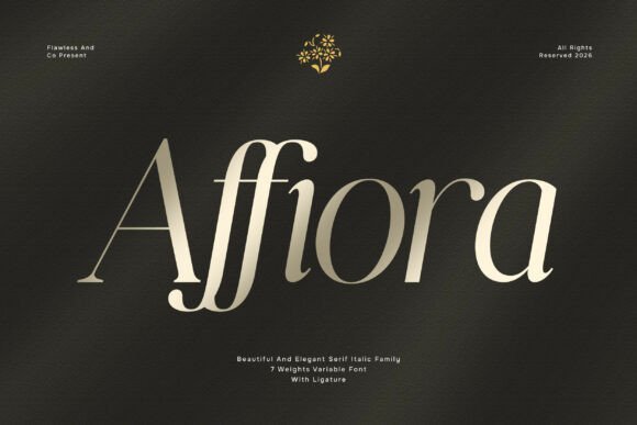 Affiora Font - Featured Image