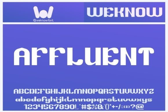 Affluent Font - Featured Image