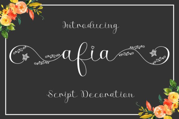 Afia Script Font - Featured Image