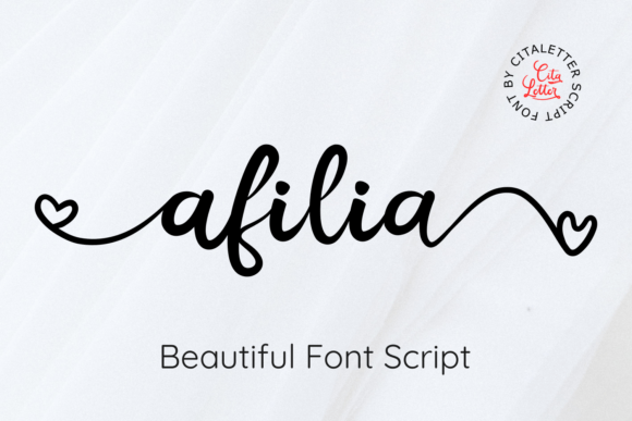 Afilia Font - Featured Image
