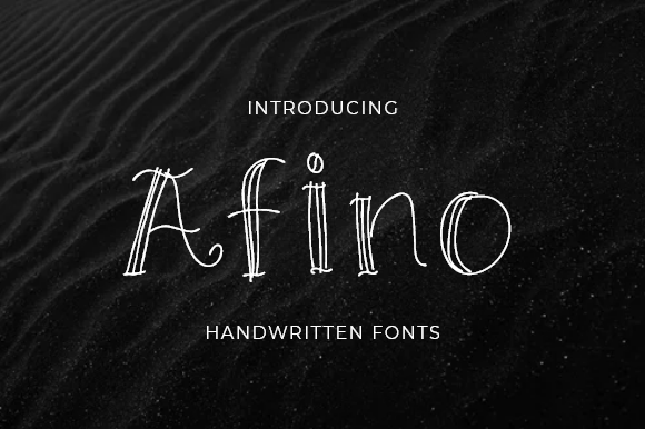 Afino Font - Featured Image