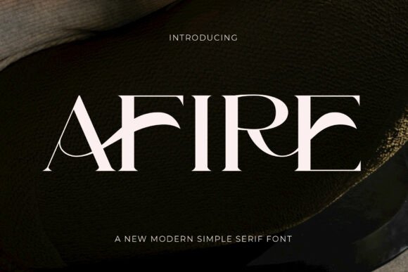 Afire Font - Featured Image