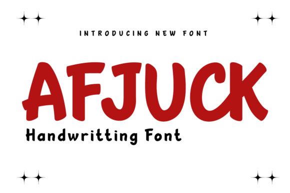 Afjuck Font - Featured Image