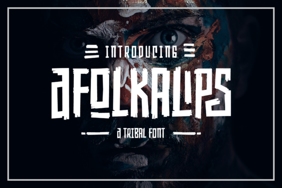 Afolkalips Font - Featured Image