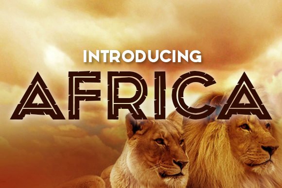 Africa Font - Featured Image