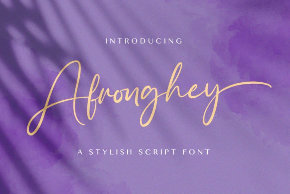 Afronghey Font - Featured Image