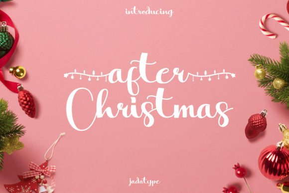 After Christmas Font - Featured Image