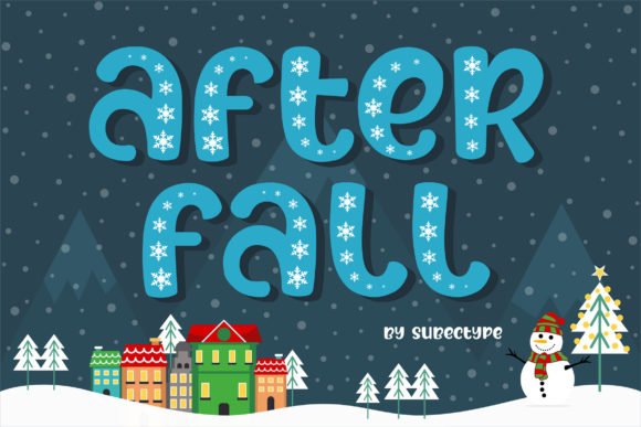 After Fall Font - Featured Image