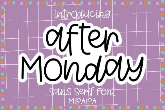 After Monday Font - Featured Image
