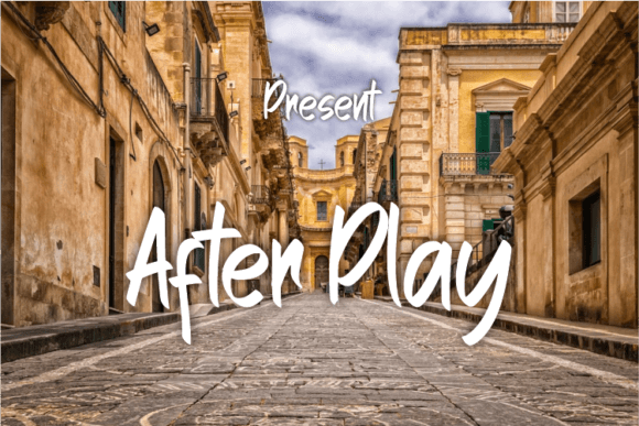 After Play Font - Featured Image