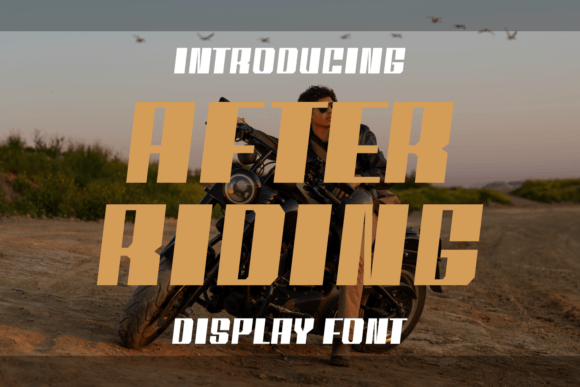 After Riding Font - Featured Image