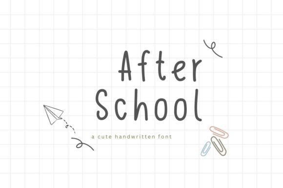 After School Font - Featured Image