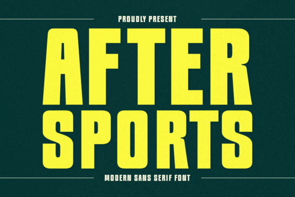 After Sports Font - Featured Image