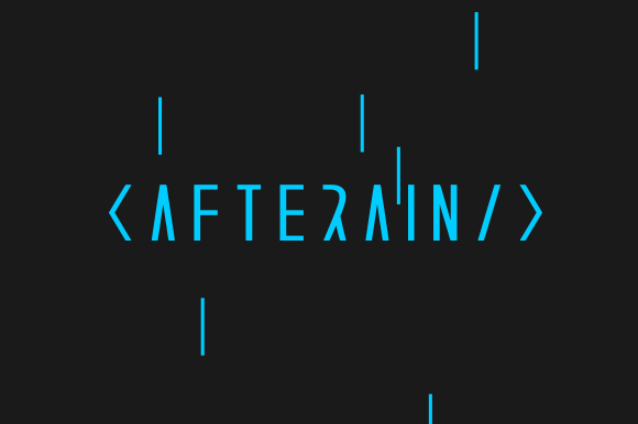 Afterain Font - Featured Image