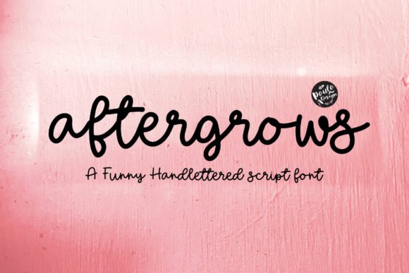 Aftergrows Font - Featured Image