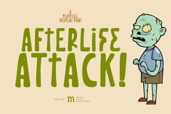 Afterlife Attack Font - Featured Image