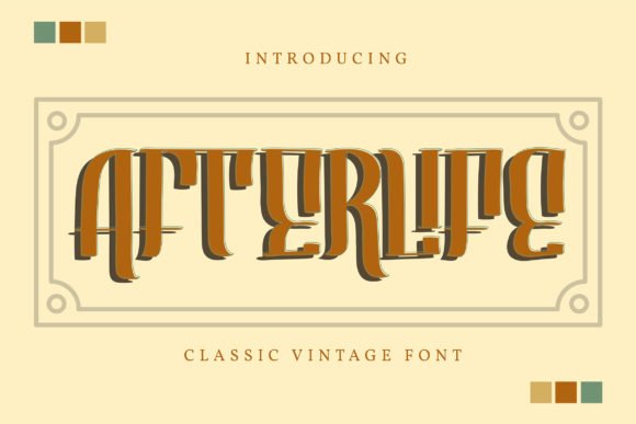 Afterlife Font - Featured Image