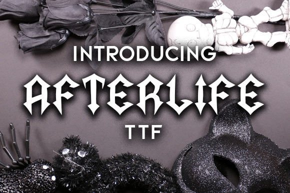Afterlife Font - Featured Image