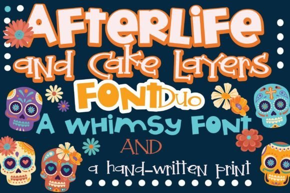 Afterlife and Cake Layers Duo Font - Featured Image