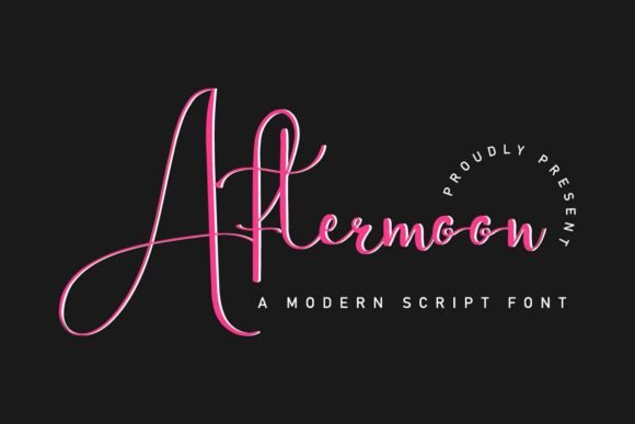 Aftermoon Font - Featured Image